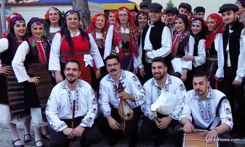 traditional dancers, Lakki, Leros