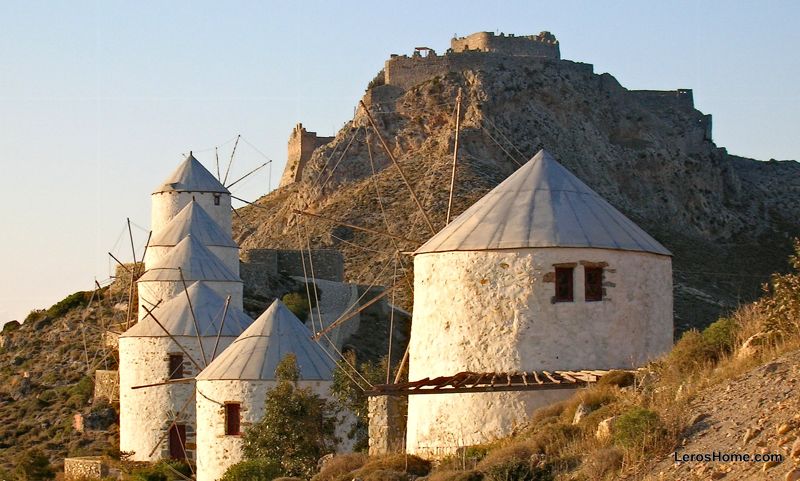 Leros windmills