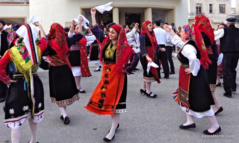 traditional dance troupe, Leros