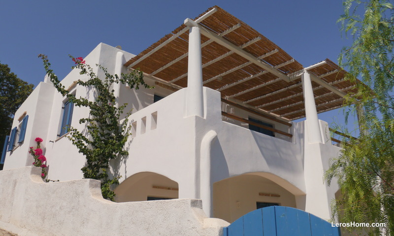 newly built house in Vromolithos, Leros