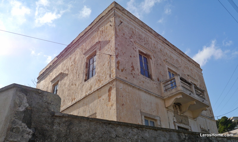 neoclassical mansion in Agia Marina, Leros