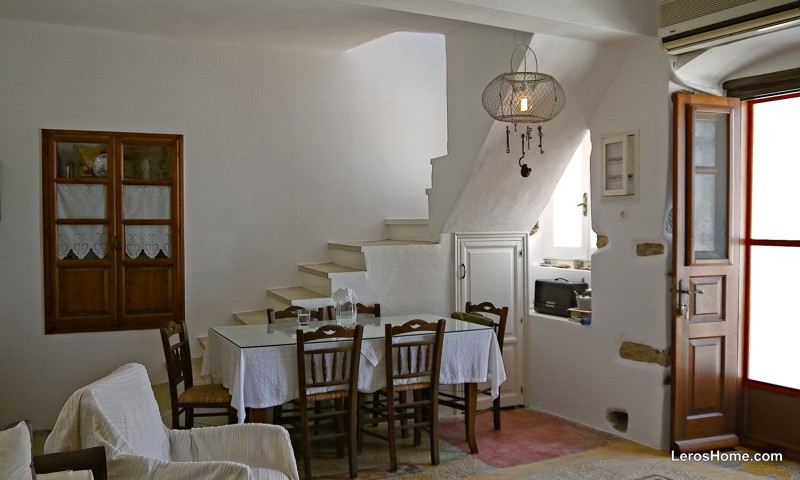 restored house for sale in Platanos, Leros